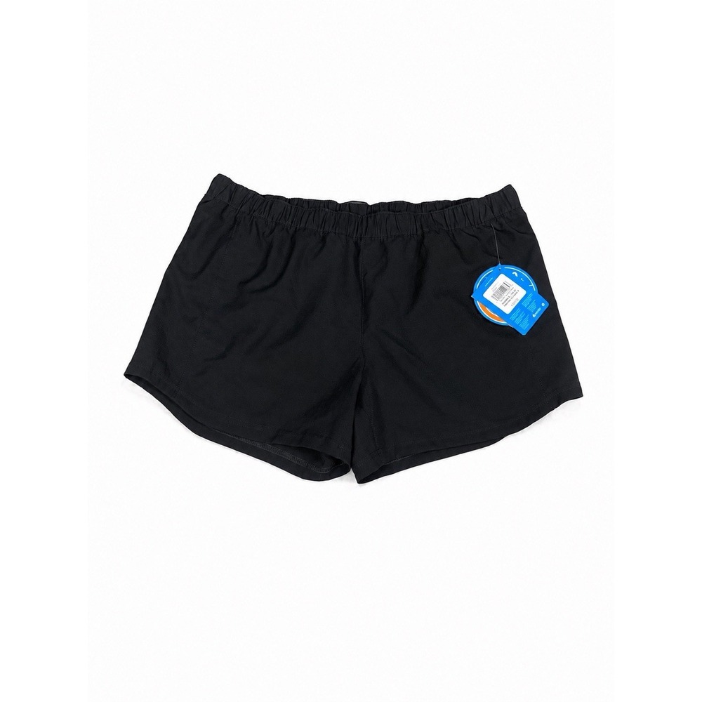 Columbia PFG Tamiami Shorts Womens L Pull On Elastic Black